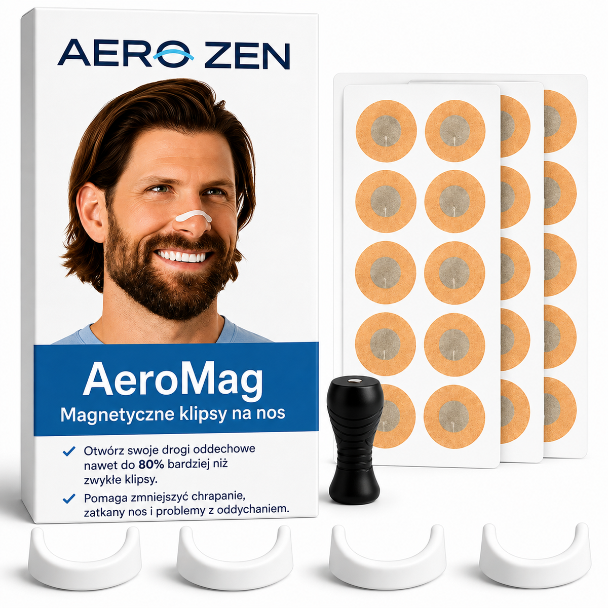 AeroMag – Oddychaj swobodniej! Kup 1, a otrzymasz 4 (30 pasków)